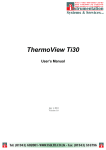 RayTek ThermoView Ti30 User's Manual