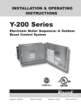 Raypak LONMARK Y-200 User's Manual