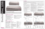 Raritan Computer SW4-USB User's Manual