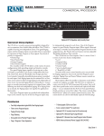 Rane 64S User's Manual