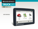 Rand McNally TND 525 User's Manual