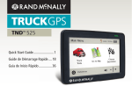 Rand McNally TND 525 Quick Start Guide