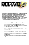 Ramsey Electronics RR1 User's Manual