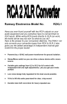 Ramsey Electronics R2XL1 User's Manual