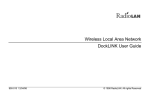 RadioLAN DockLINK User's Manual