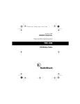 Radio Shack TRC-509 User's Manual