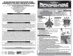 Radio Shack AirRage MicroFighters 60-479 User's Manual