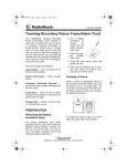 Radio Shack 63-955 User's Manual