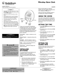 Radio Shack 63-1415 User's Manual
