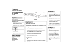 Radio Shack 63-1039 User's Manual