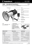 Radio Shack 32-2038 User's Manual