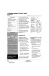 Radio Shack 21-1864 User's Manual