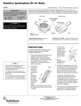 Radio Shack 17-908 User's Manual