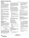 Radio Shack 12-756 User's Manual