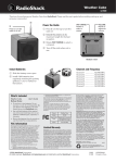 Radio Shack 12-500 User's Manual