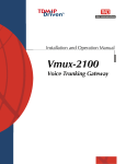 RAD Data comm Vmux-2100 User's Manual