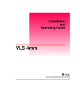 Quantum VLS 4mm Installation and Operating Guide