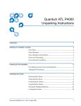 Quantum P4000 Instruction Manual