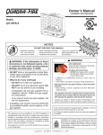 Quadra-Fire QVI-35FB-S User's Manual