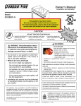 Quadra-Fire QV36DC-A User's Manual