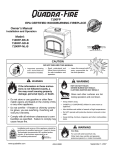 Quadra-Fire 7100FP-BK-B User's Manual