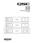 QSC SRA 3622 User's Manual
