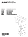 QSC AF3082-L User's Manual