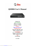 Q-See QSD004 Technical Manual