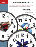 Pyramid Technologies TimeTrax Clock User's Manual