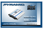 Pyramid Car Audio PB-1038GX User's Manual