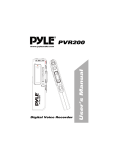 Pyle PVR200 User's Manual