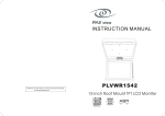 PYLE Audio PLVWR1542 User's Manual