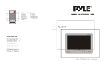 PYLE Audio PLH9SP User's Manual