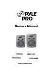 PYLE Audio PPHP1098A User's Manual
