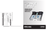 PYLE Audio PPD-MXi User's Manual