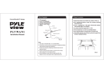 PYLE Audio PLVWAN1 User's Manual