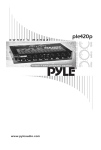 PYLE Audio ple420p User's Manual