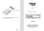 PYLE Audio PLCDCS90 User's Manual