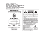 PYLE Audio PICD65I User's Manual