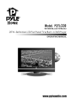 PYLE Audio P27LCDD User's Manual