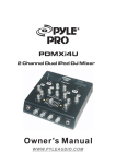 PYLE Audio PDMXi4U User's Manual