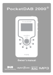 Pure Digital PocketDAB 2000 Owner's Manual