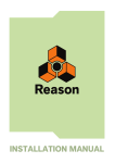 Propellerhead Reason - 8.3 Installation Manual