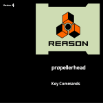 Propellerhead Reason - 4.0 - Key Commands User Guide