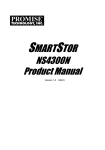 Promise Technology SMARTSTOR NS4300N User's Manual
