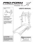 ProForm PMTL32706.0 User's Manual