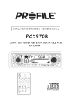 Profile PCD970R User's Manual