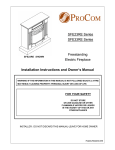 Procom SFE33RE User's Manual