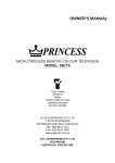 Princess Household Appliances BV 68CT8 User's Manual