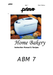 Prima ABM 7 User's Manual